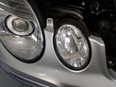 Mercedes Lights - XPEL Clear Bra Protection - Palm City